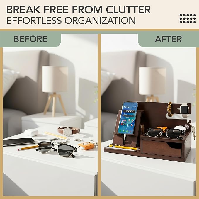 Nightstand Organizer- Bedside Docking Station - Image 8