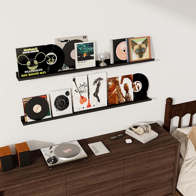 Axeman 48 Inch Black Floating Shelves - Image 2