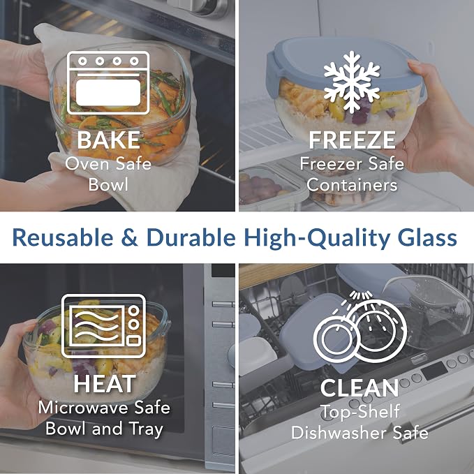 Bentgo Glass All-in-One Salad Container - Image 4