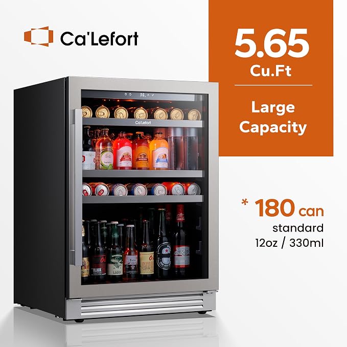 Ca'Lefort 24 Inch Beverage Refrigerator - Image 3