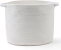 Blanket Basket - Woven Round Rope Storage Basket by KODOMOORE