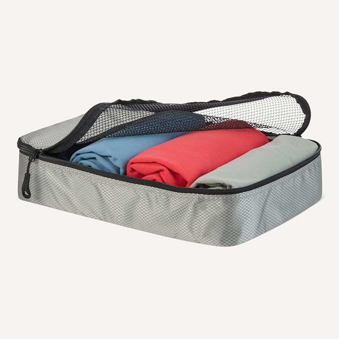 Amazon Essentials 4-Piece Packing Cubes Travel Accessories Set, Luggage - Image 3