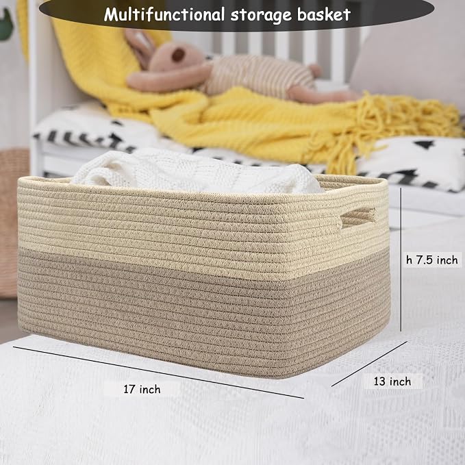 COMFY-HOMI 3 pcs Large Storage Baskets - Image 3