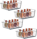 Undershelf Storage Basket Under Shelf Wire Basket Household Metal Under Shelf by ELEATTRUN