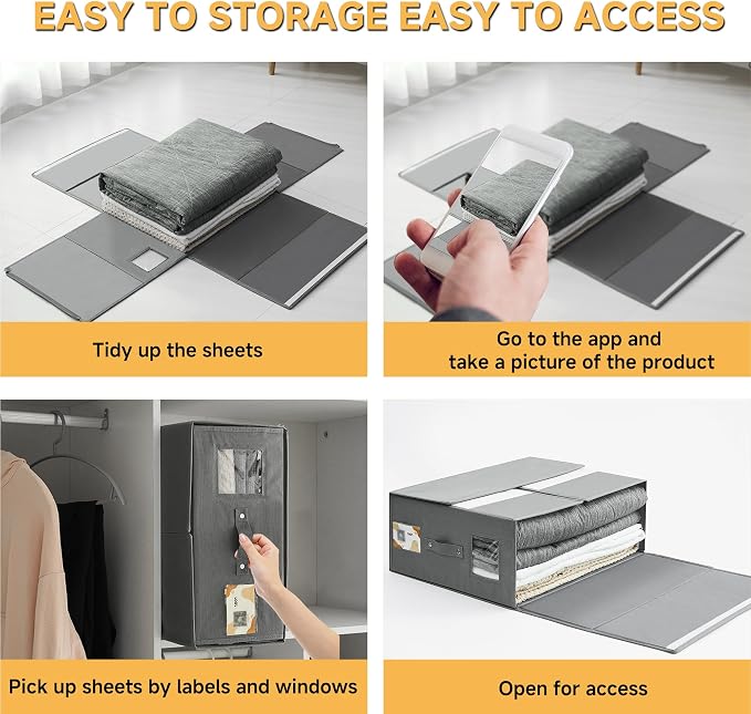2 Pack Large Sheet Organizers and Storage - Image 3