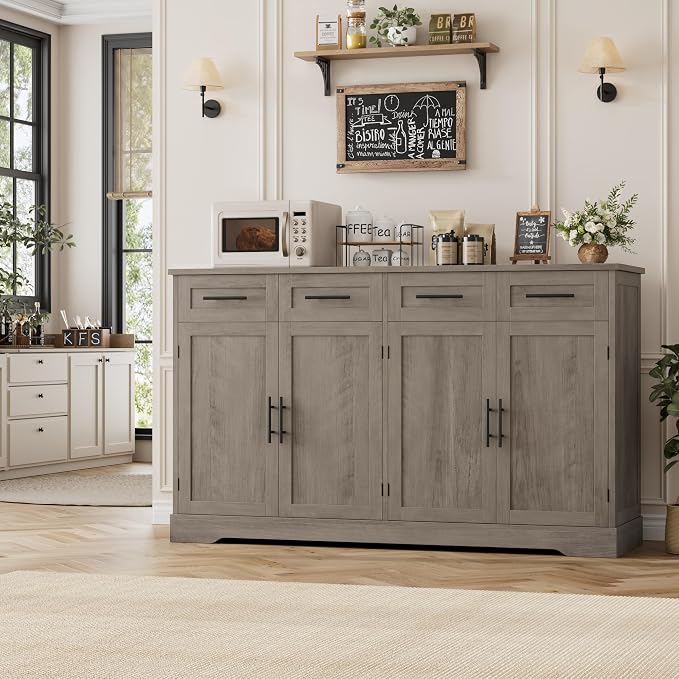 HOSTACK 60" Large Buffet Sideboard - Image 2