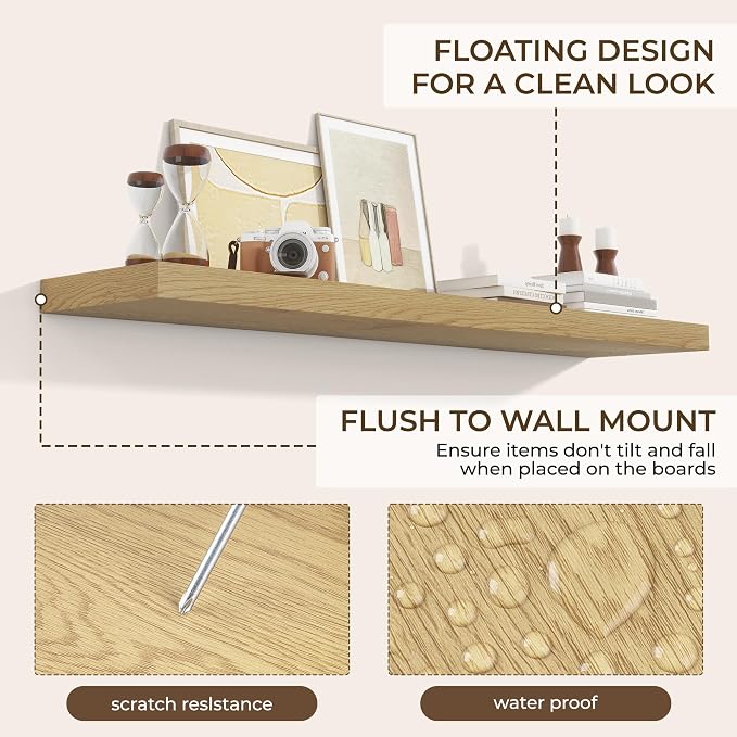 RICHFOCUS 55Inch Floating Shelves - Image 6