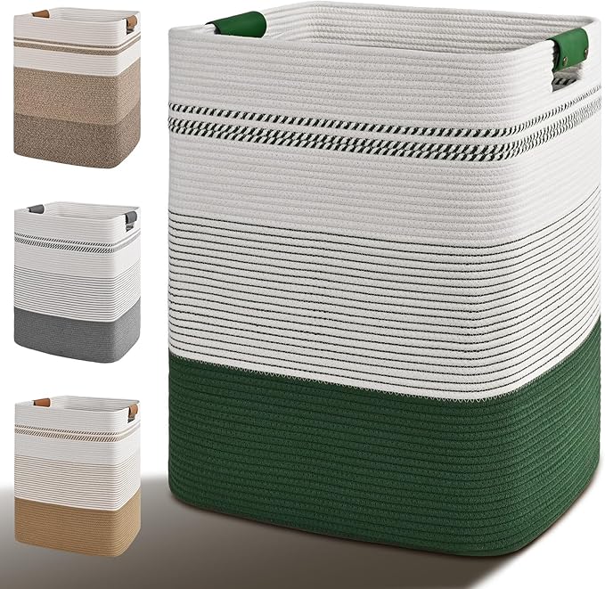 Laundry Hamper, 85L Tall Laundry Basket by Degeyoyo