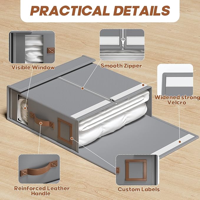 8 Pack Bed Sheet Organizers And Storage - Image 4