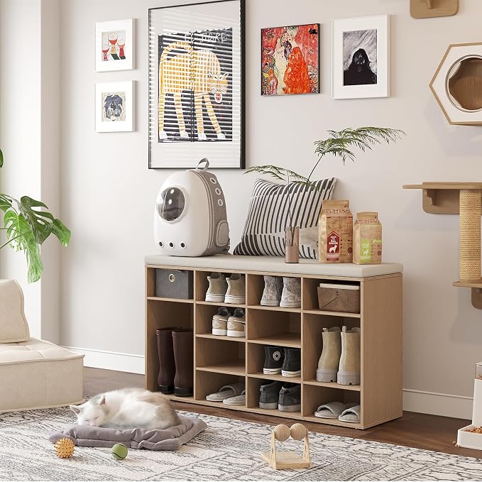 DINZI LVJ Shoe Storage Bench - Image 8