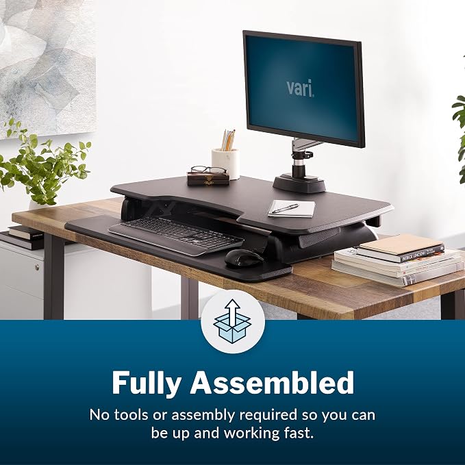 Vari - VariDesk Essential 36 - Two-Tier Standing Desk Converter - Image 5