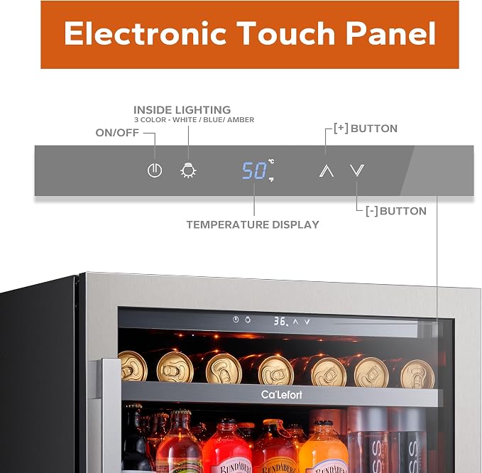Ca'Lefort 24 Inch Beverage Refrigerator - Image 4