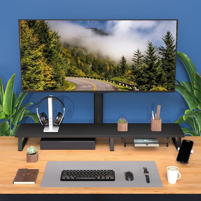 Aothia Large Dual Monitor Stand Riser - Image 2