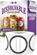 Canning Labels Dissolvable Stickers by MESS