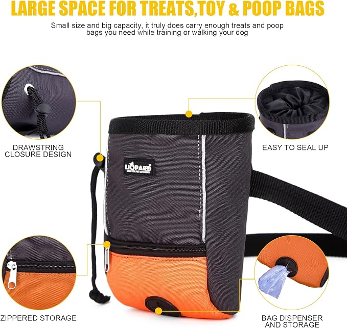 LIOPARD Treat Training Pouch for Dogs, Pet Treat Pouch, Dog Treat Pouches - Image 2