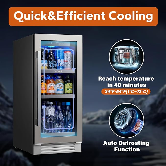 Ca'Lefort 15 Inch Beverage Refrigerator - Image 6