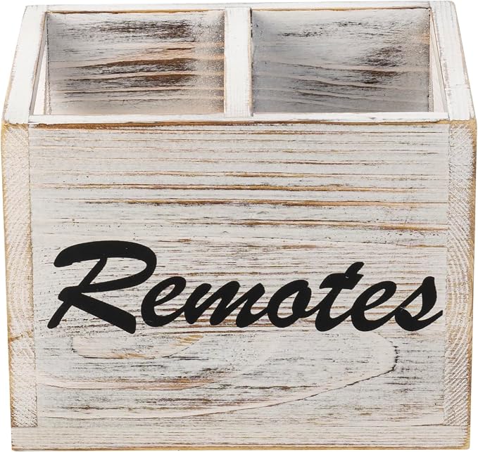 FARM IN Remote Control Holder, TV Remote Holder, Remote Caddy, Solid Wood - Image 4