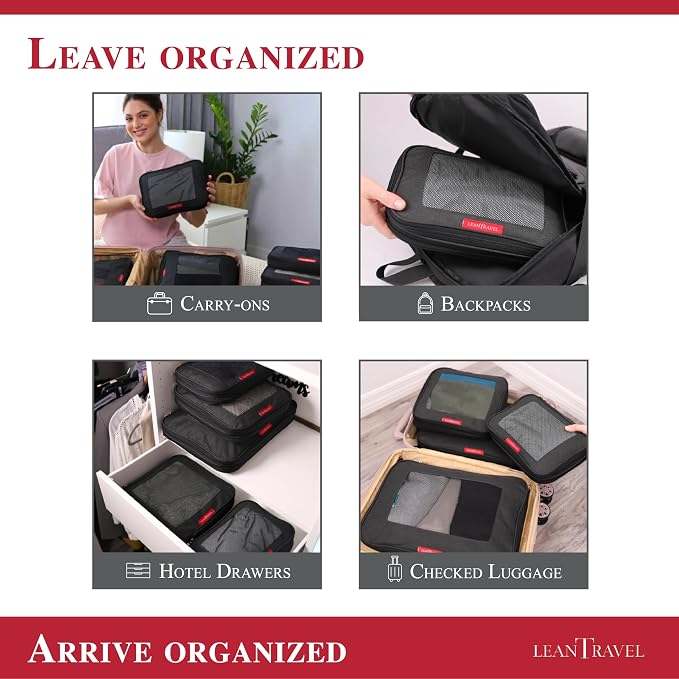 LeanTravel Compression Packing Cubes - Image 8