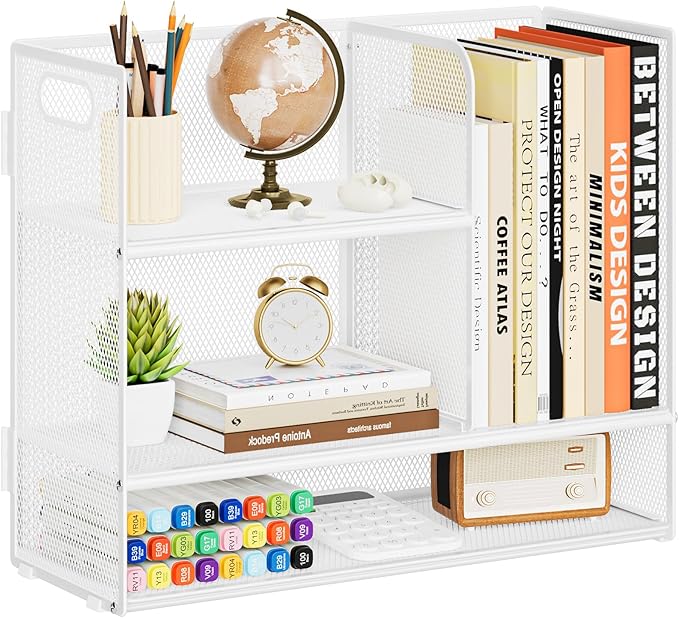 Marbrasse 3-Tier Desk Shelf Organizer by Marbrasse