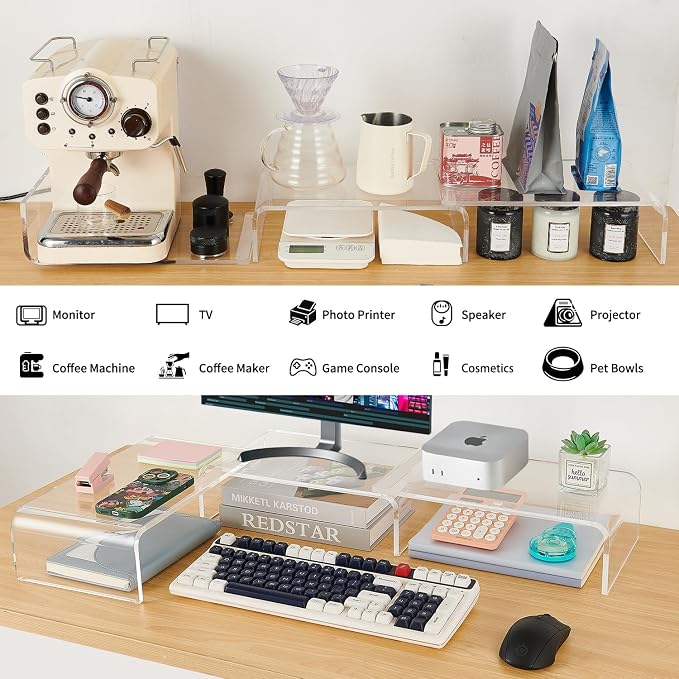 Acrylic Monitor Stand, Computer Accessories - Image 4