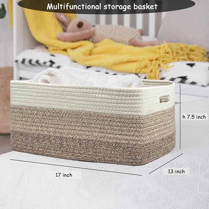 COMFY-HOMI 3 pcs Large Storage Baskets - Image 3