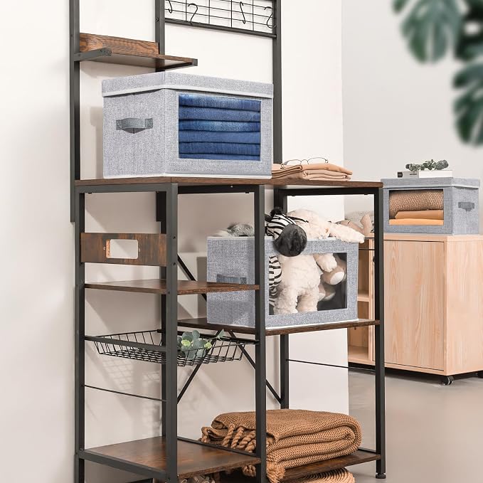 Stackable Storage Bins with Lids - Image 5
