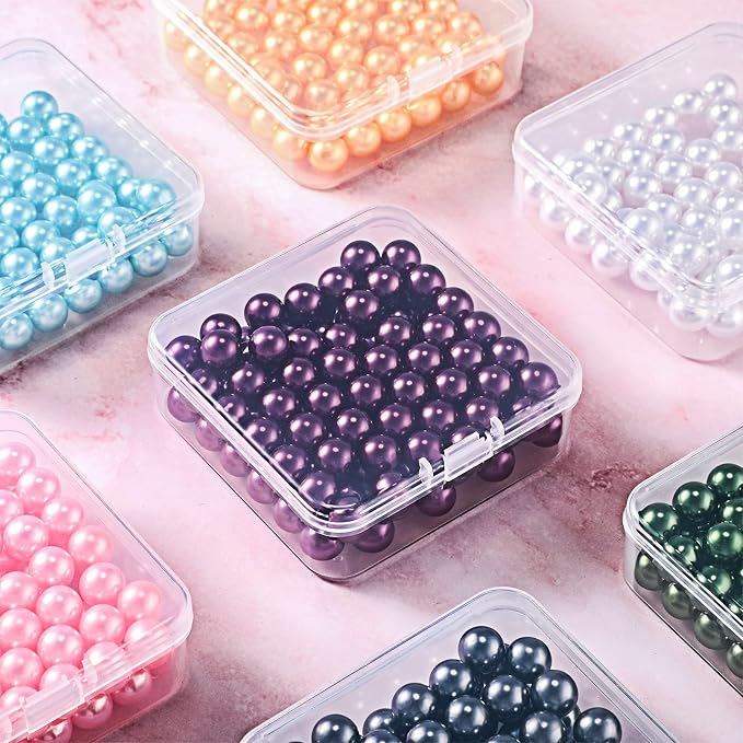 48 Packs Clear Small Plastic Containers Transparent Storage Box - Image 7