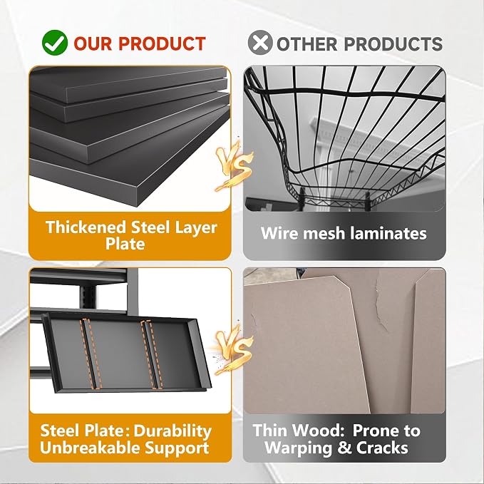 Metal Shelving, Garage Shelving Unit and Storage, Adjustable Storage shelves - Image 3
