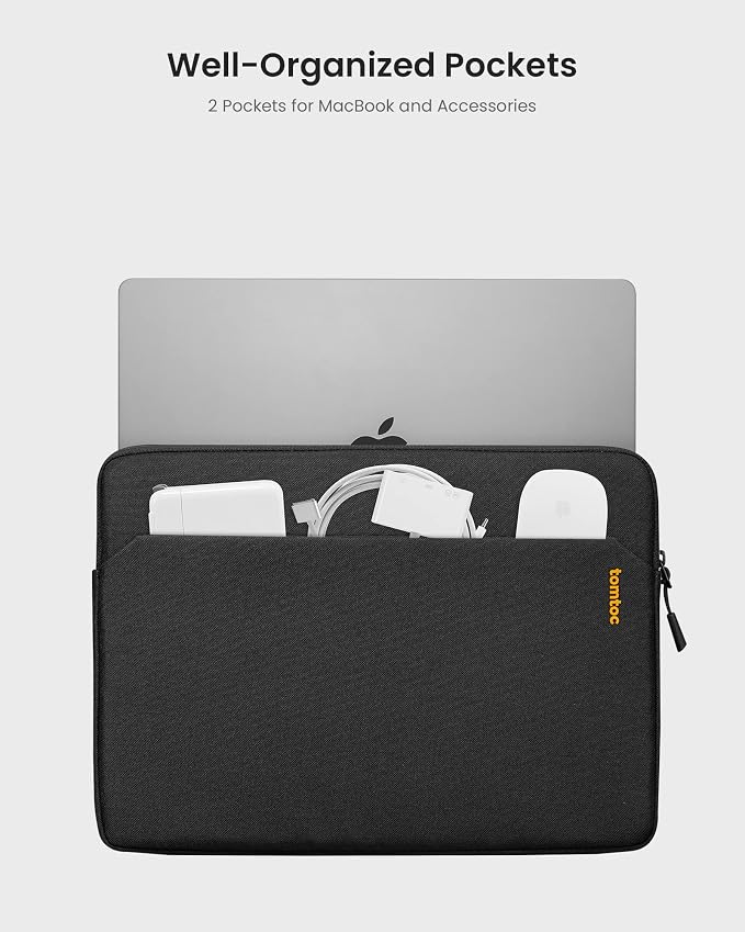 tomtoc Slim Laptop Sleeve for 14-inch MacBook Pro M5/M4/M3/M2/M1 Pro/Max - Image 3