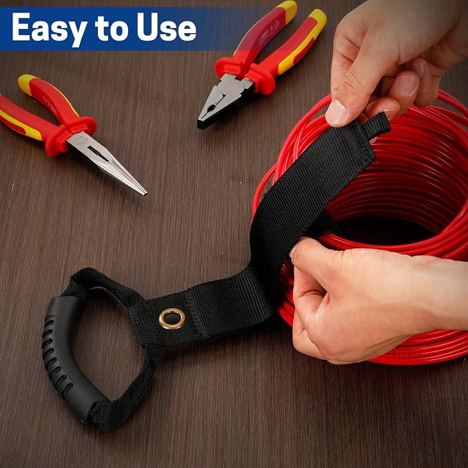 4 Pack Extension Cord Holder Organizer, 19 Inch & 24 Inch Adjustable Hook and - Image 4