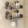 VOLPONE Shower Caddy Suction Cup, 2 Pack Corner Shower Shelves No Drilling by VOLPONE