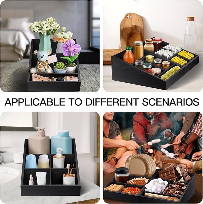 Coffee Station Organizer Coffee Condiment Service Tray - Image 6