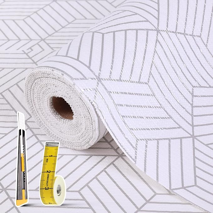 Shelf Liners for Kitchen Cabinets 12in x 30FT, Non Adhesive Cabinet Liner by Kimhan