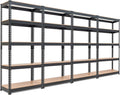 HOMEDANT 5 Tier Storage Shelves Adjustable Laminated Boltless Garage Metal by TheBestOrganizingSolution