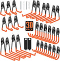 Garage Hooks with Anti-Slip Coating, Heavy Duty Wall Mount Storage Hooks by Cpais