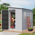 4x8 FT Plastic Storage Sheds Outdoor by RichFire