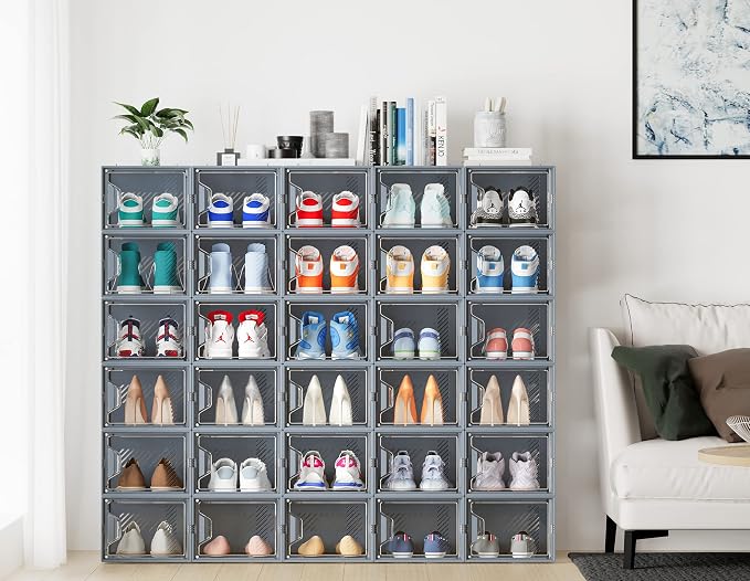 Shoe Storage, 12 Pack X-Large Shoe Organizer - Image 2