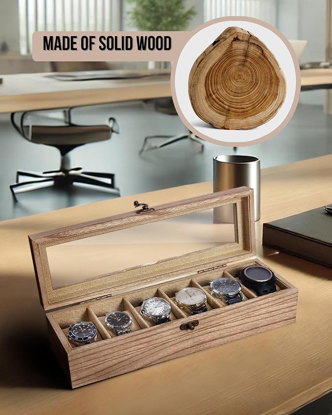 Watch Box, Watch Case for Men Women - Image 6