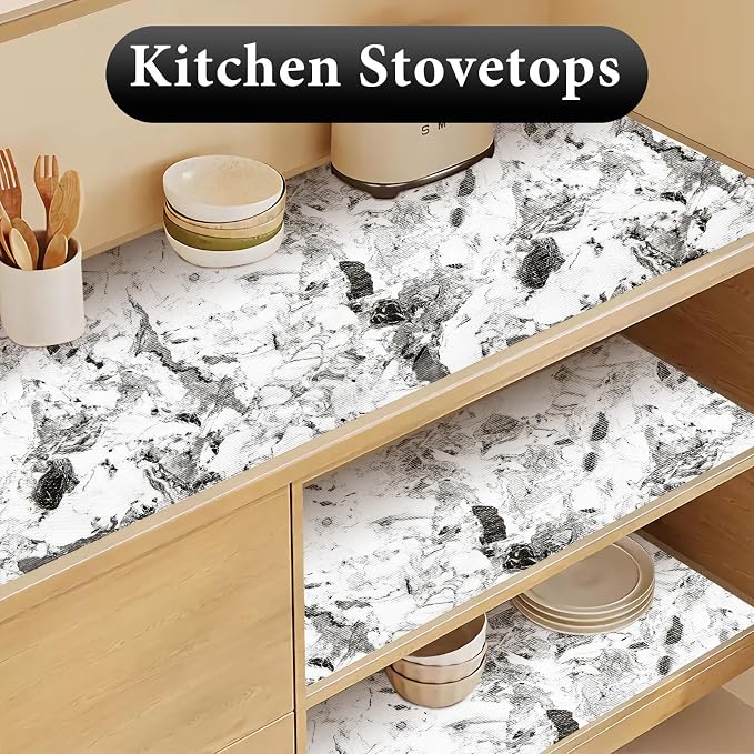 Drawer and Shelf Liner for Kitchen Cabinet: 12 in X 20 Ft Non Slip Waterproof - Image 7