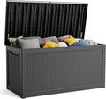 320 Gallon Resin Deck Box, Lockable Patio Outdoor Storage Box by OutdoorLivingPerfected