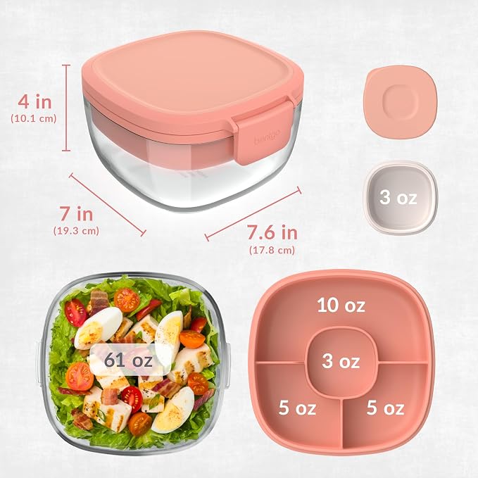 Bentgo Glass All-in-One Salad Container - Image 6
