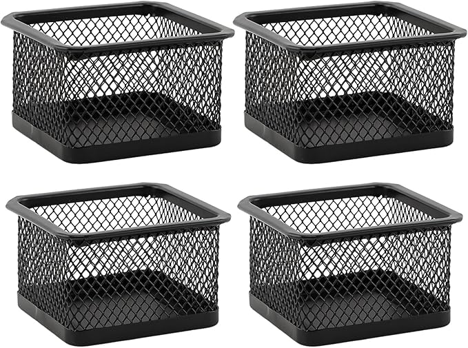Paper Clip Holder for Desk, Paperclip Holders Mesh Paperclip Dispenser by Unknown