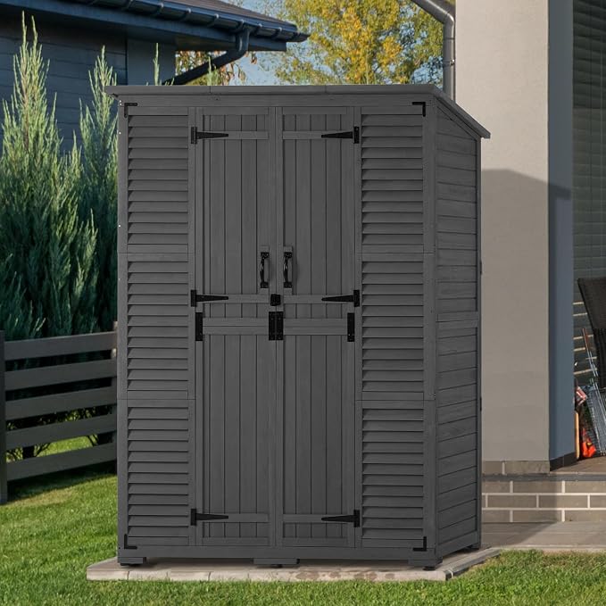 Macrout Large Outdoor Storage Cabinet - Image 2
