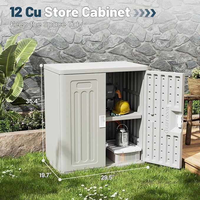 Amopatio Outdoor Storage Cabinet Waterproof - Image 3