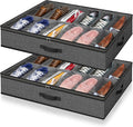 2 Pack Under Bed Shoe Storage Organizer by Besslly