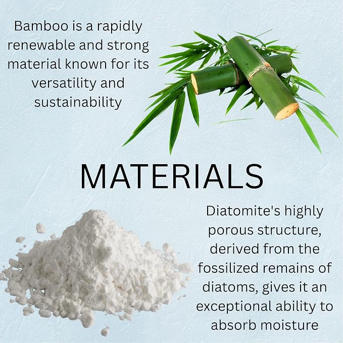 Matani Diatomite & Bamboo Toothbrush Holder - Image 7