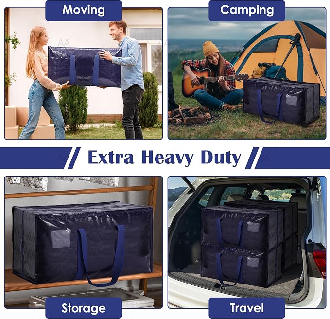 6 Pack Extra Large Heavy Duty Moving Bags - Image 7