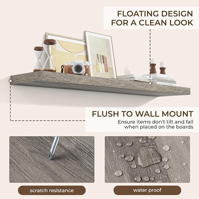RICHFOCUS 55Inch Floating Shelves - Image 5