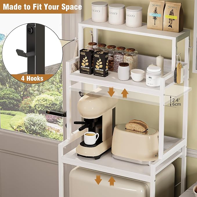3-Tier Kitchen Bakers Rack - Image 4