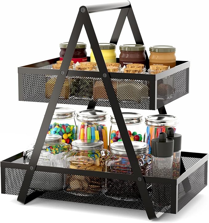 EKNITEY Tiered Snack Organizer Countertop by EKNITEY